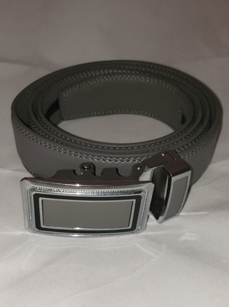 Holeless Belt - Grey - up to 44" waist - trim to fit