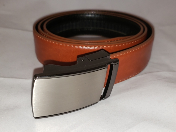 Holeless Belt - Tan - up to 44" waist - trim to fit