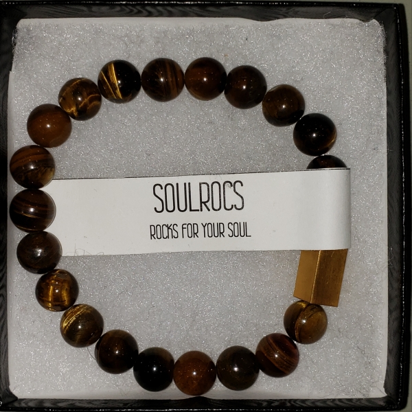 SoulRocs Bracelet - Yellow Tiger Eyes